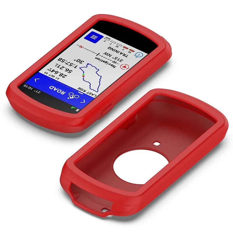 Liquid Silicone Case For Garmin Edge 1040 / Solar Bike GPS Speedometer Candy Plain Full Coverage Soft TPU Cycle Computer Shell
