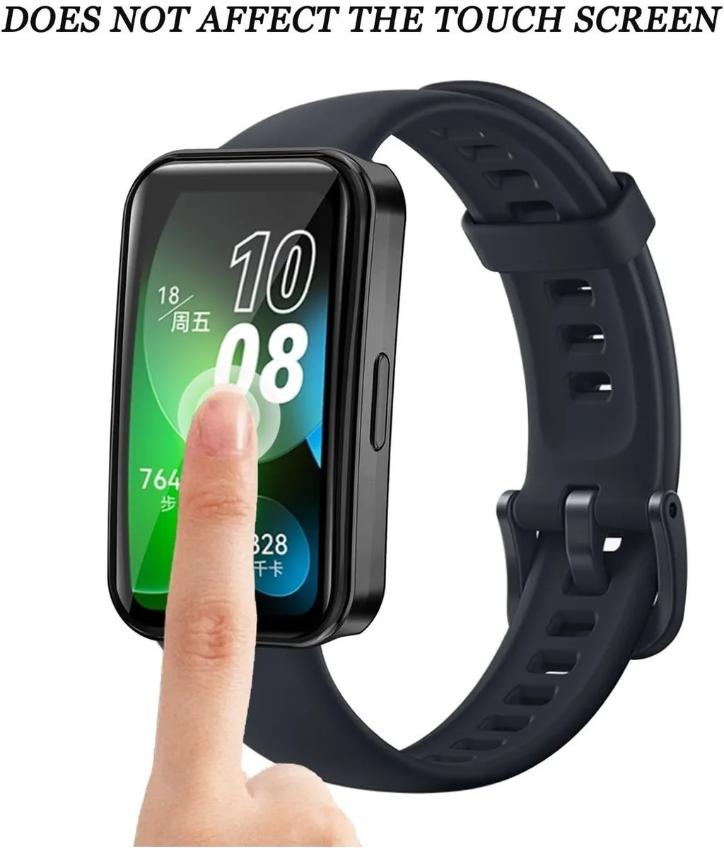 Juste de protection en TPU pour Huawei Band 8 9, montre de galvanoplastie souple, cadre de protection d'écran, couverture complète