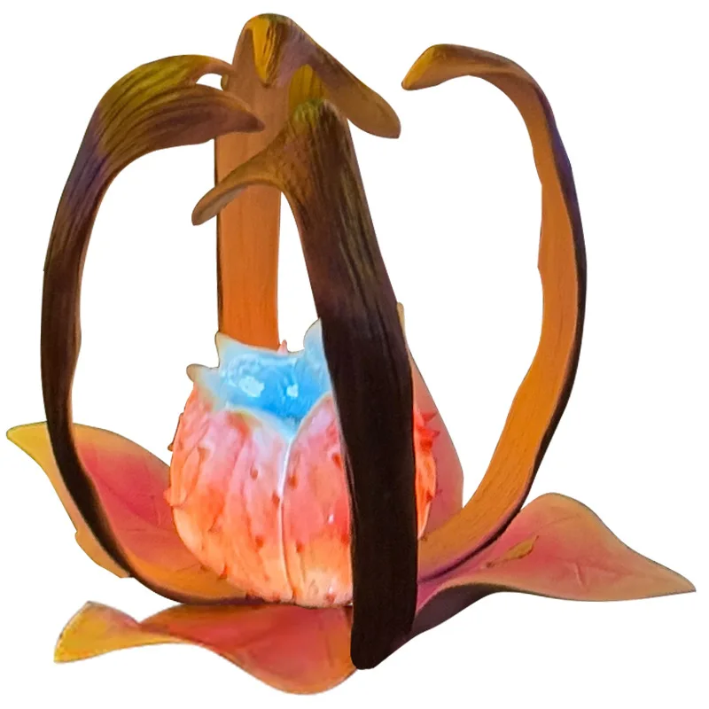 LED outdoor luminous exotic flower lamp cannibal flower shape decorative landscape lamp