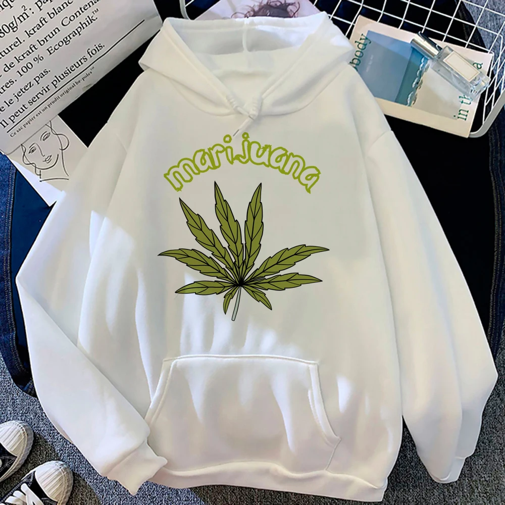 

Weed hoodies women vintage sweat y2k sweater women anime sweater