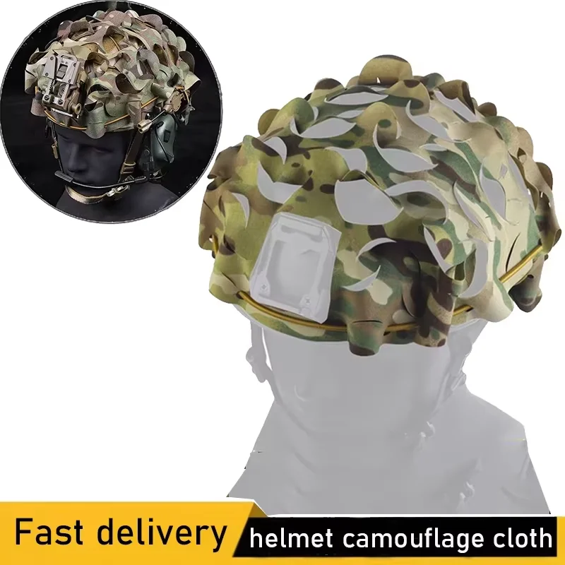 protetor-de-capacete-fast-rede-de-camuflagem-3d-tecido-para-capacete-em-formato-de-folha-acessorios-para-capacete-de-caca-e-paintball
