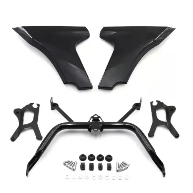 New Black Plastic ABS Fairings Spoiler Protector Covers For HD 2024 117 Road Glide Retrofit/Upgrade Motorcycle Frame Parts