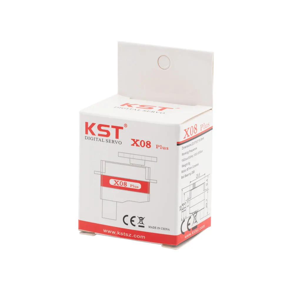 KST X08 Plus 5,3 kg 0,09 s 8 mm 9 g Servo Hochspannungs-Metallgehäuse-Servo für RC-Flugzeuge und Drohnen – Detail 10