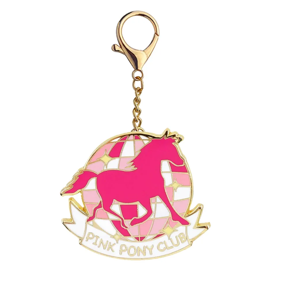Pink Pony Club Disco Ball Enamel Pin Keychain Fridge Magnet Three-in-one Chapelle Roan Music jewelry