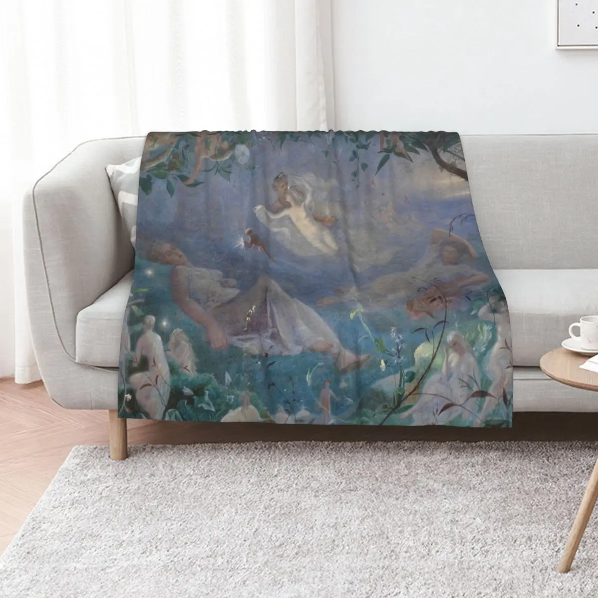 

A Midsummer Night Dream Throw Blanket Blankets For Bed Fashion Sofas Luxury St Sleeping Bag Blankets