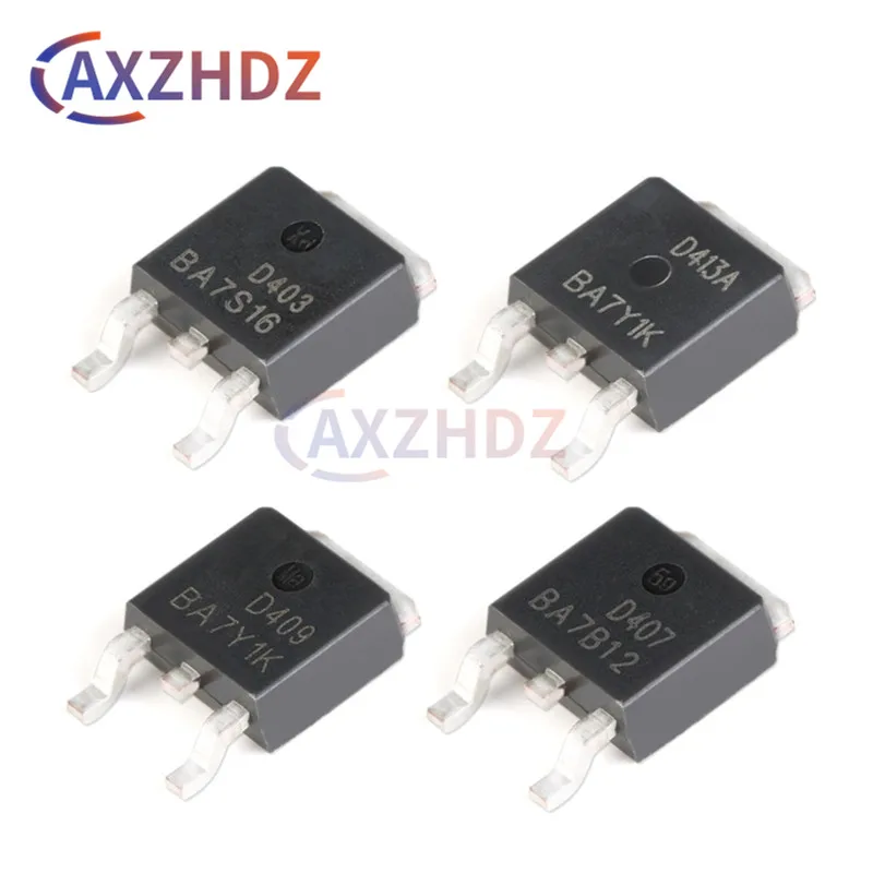 10PCS AOD403 AOD407 AOD409 AOD413A D403 D407 D409 D413A 12A 26A 70A 30V 40V 60V TO-252 DPAK SMD P-Channel MOSFET Transistor