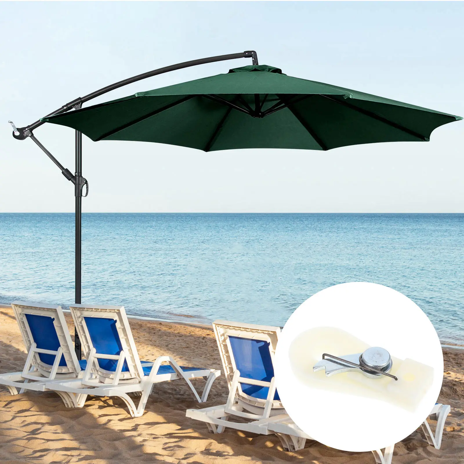 Crank Bracket Outdoor Umbrella Replacement Patio Canopy Parts Beach Pole Accessories