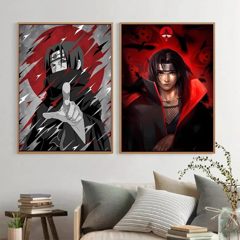 

Canvas Posters NARUTO Uchiha Sasuke Wall Decoration Modern Home Prints And Prints Kid Action Figures Hanging Modular Painting