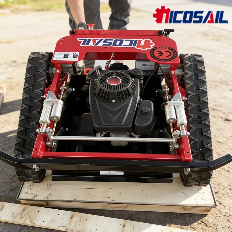 

Lightweight Remote Control Lawn Mower Safe Operation For Small Yard Garden Household