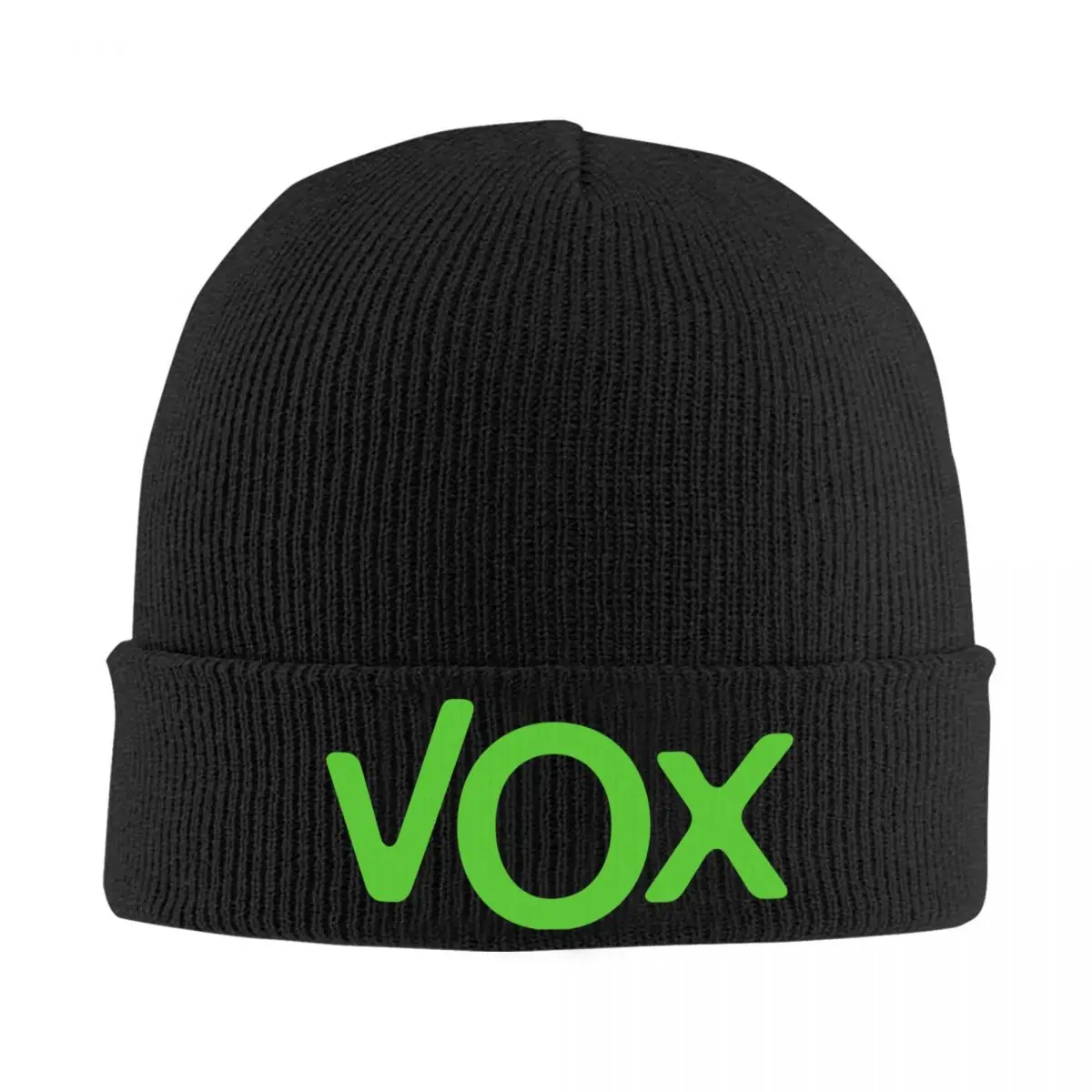 Custom Espana Vox Logo Skullies Beanies Caps Unisex Winter Warm Knitted Hat Spanish Bonnet Hats Outdoor Ski Cap