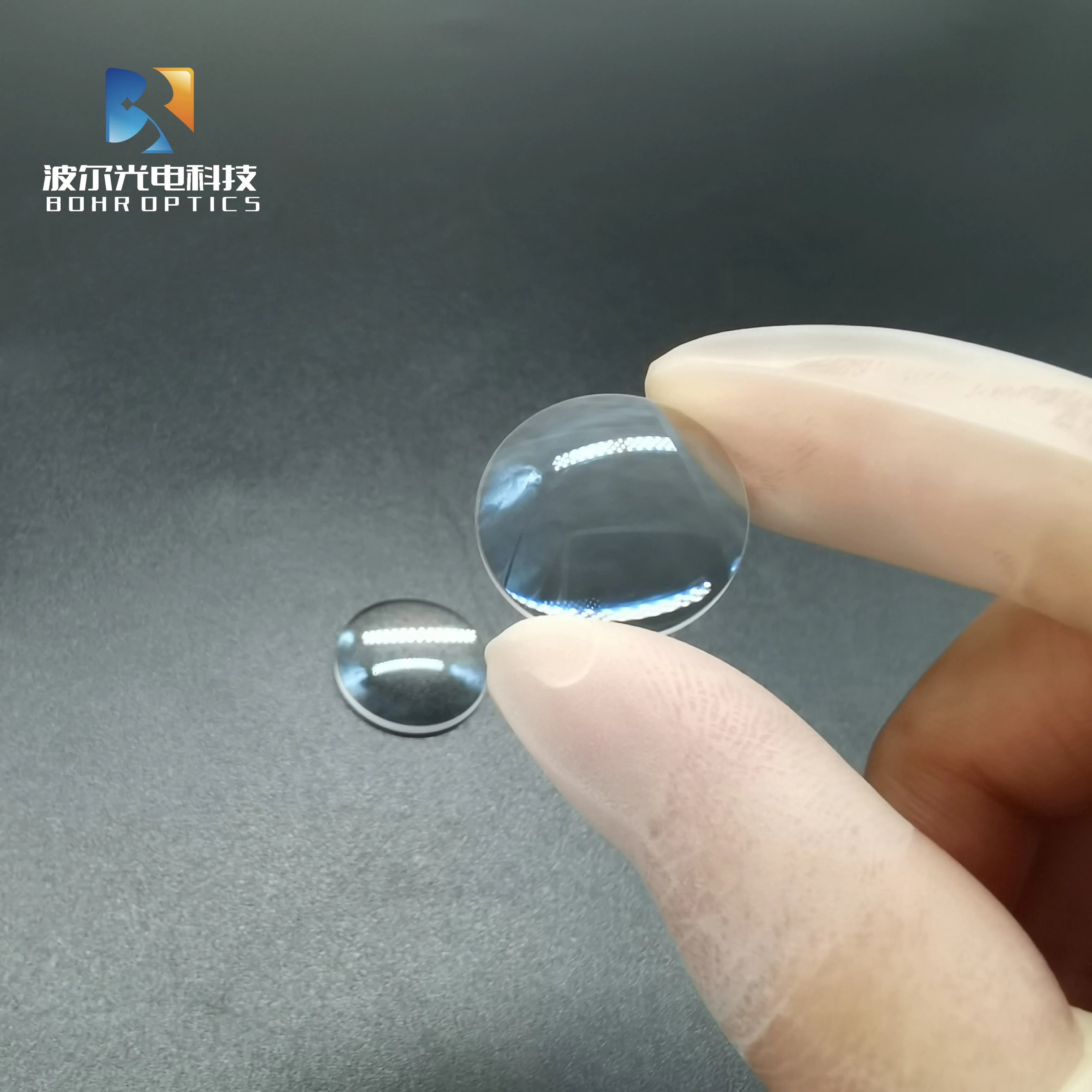 Material D-ZK2N D20mm Tc4mm F28 38mm Molded Aspheric Lens400-700nm Used for Experimental Focusing and Collimation  Batch Capable