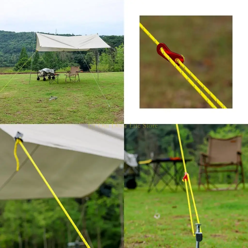 

77UF 4 мм палатка Guy Line Кемпинг направляющая веревка для наружного кемпинга пеший туризм тент брезентовая палатка