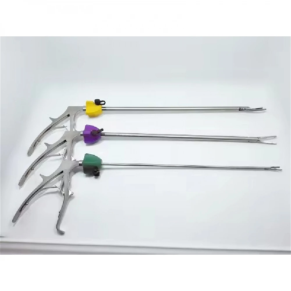 Clips laparoscópicos, aplicador de laparoscopia, instrumentos quirúrgicos, Clip de plástico, aplique