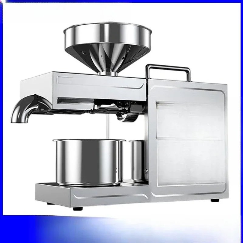 Smart household oil press, digital display temperature control oil press 304 stainless steel