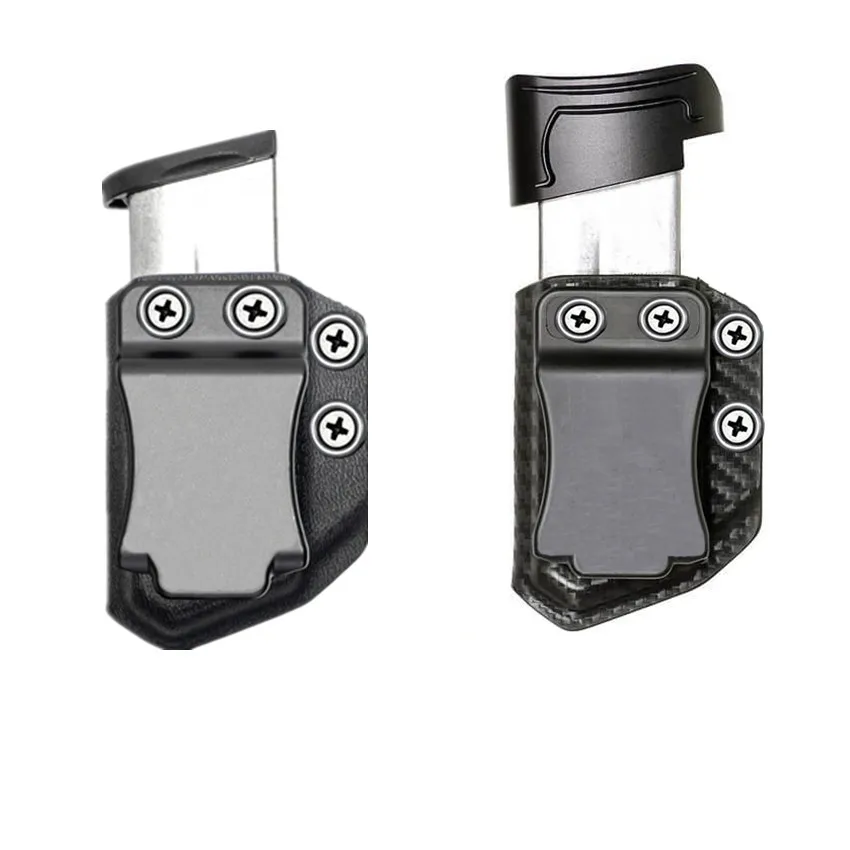 Kydex Internal Holster For Beretta APX Full Size 9mm .40 magazine Mag holder Charger Port Metal Clip Flap Claw Skull view 4