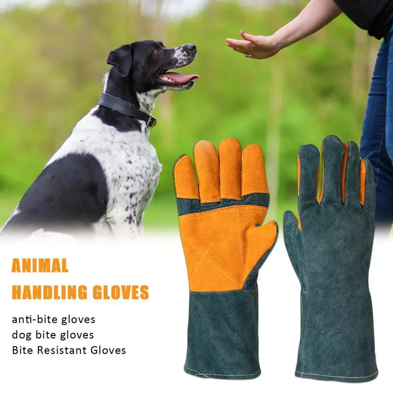 Anti-bite Gloves Multipurpose Pet Glove For Grooming Home Supplies For Fireplace Stove Oven Grill Welding BBQ Mig Pot Holder