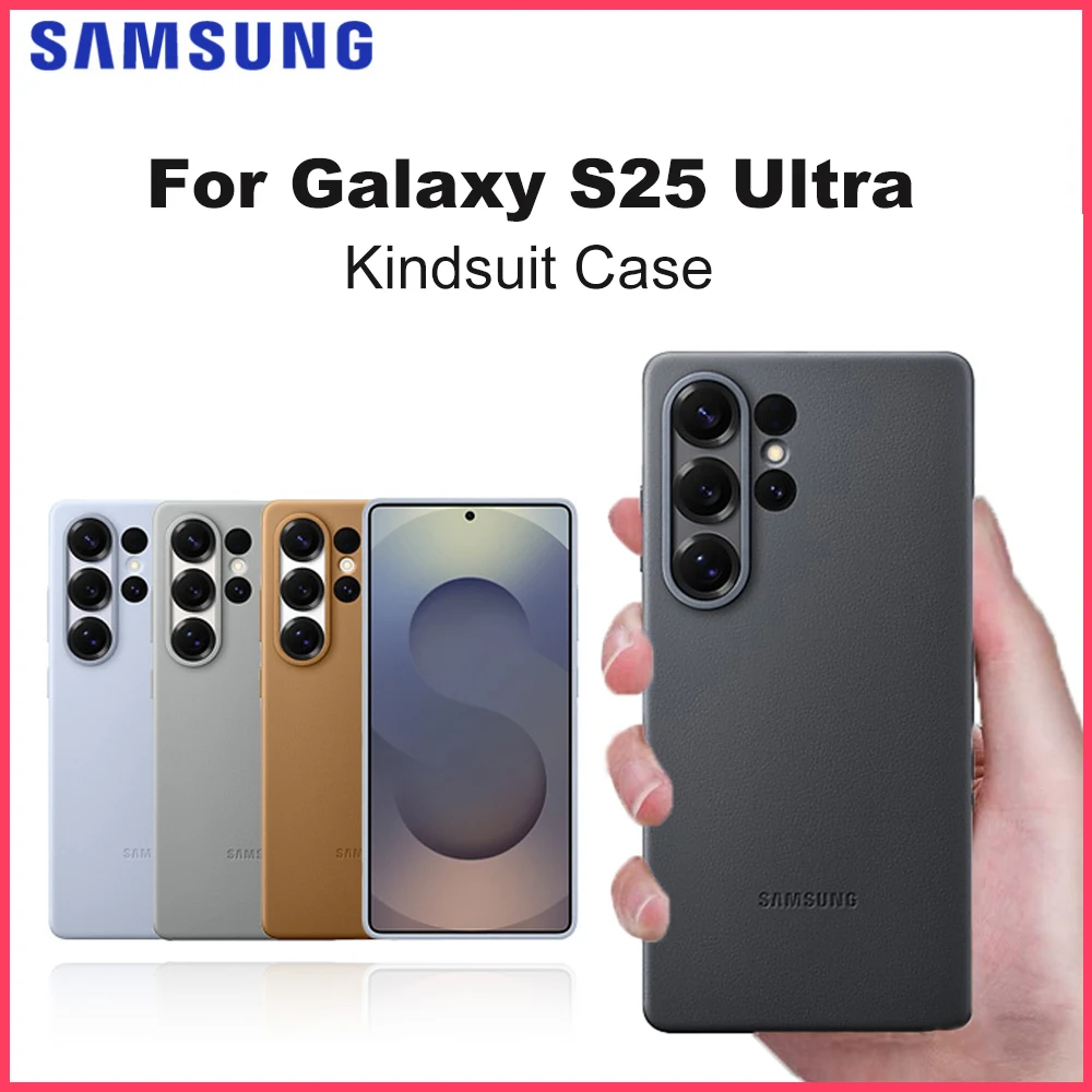 

Original Samsung Kindsuit Case EF-VS938 for Galaxy S25 Ultra Leather Phone Case