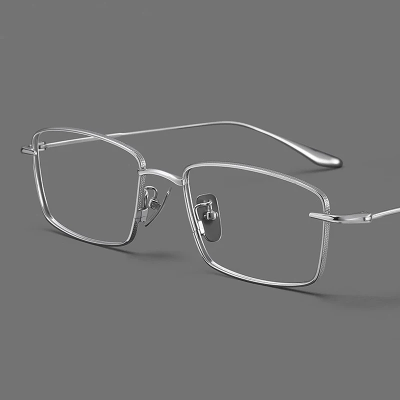 

Japanese Brand Design Retro Square Glasses Frame Women Handmade Trendy Eyeglasses Men Vintage Titanium Fashion Full Rim Eyewear