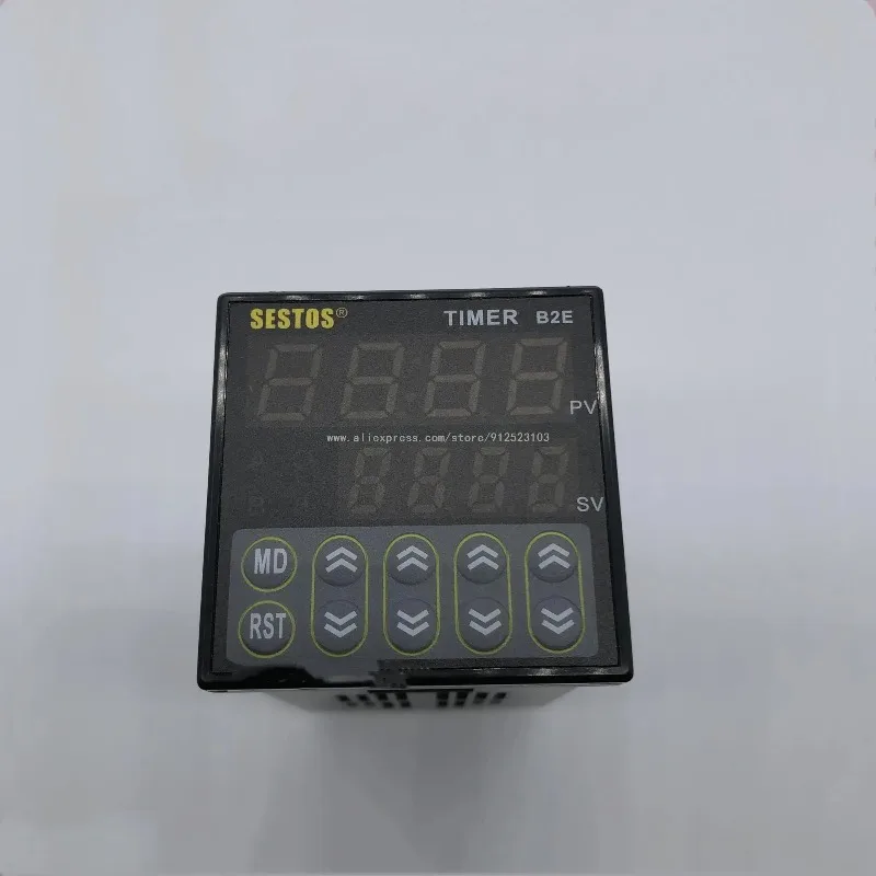 Xi Tushi SESTOS time relay B2E-2R-220  Dual time digital display electronic timer safe stable  100-240v