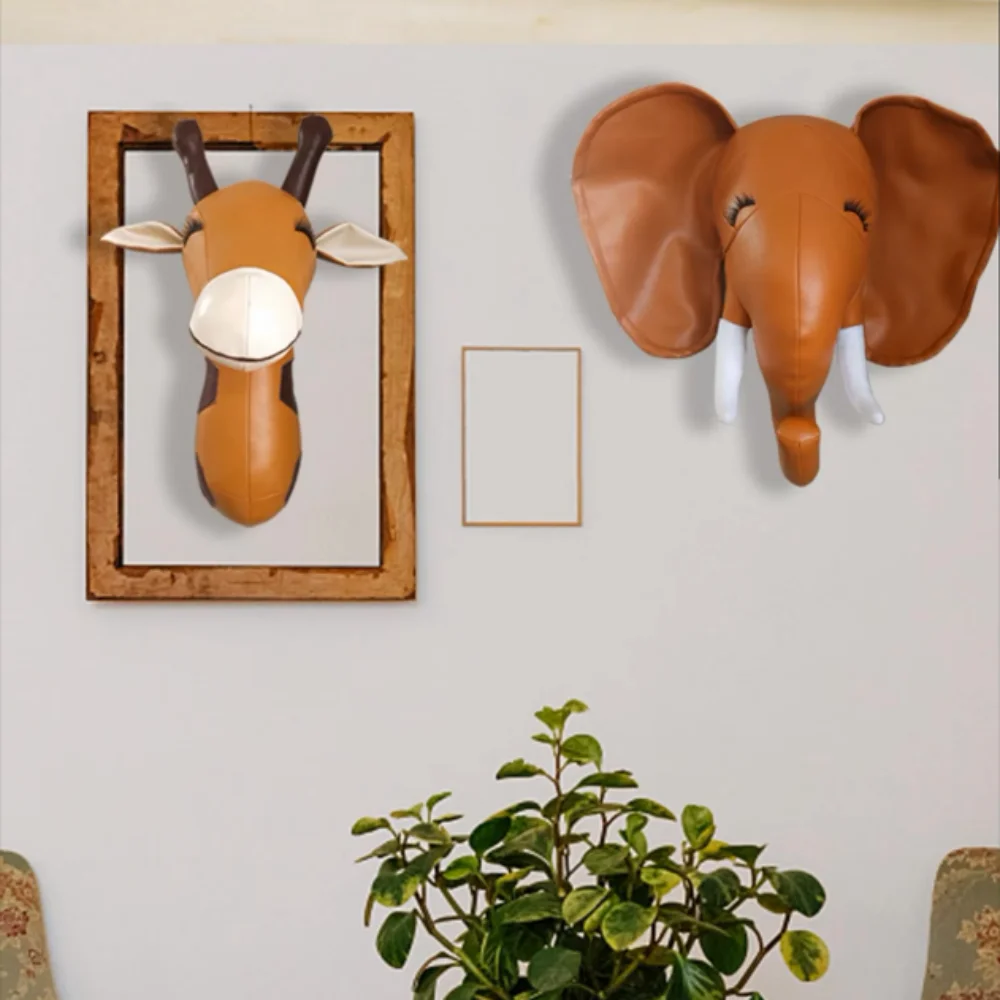 Giraffa nuova decorazione creativa della parete camera dei bambini camera da letto giraffa animale di peluche bella a buon mercato di alta qualità