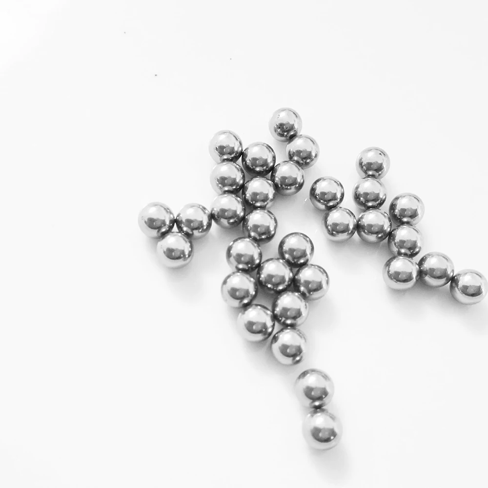 50 pz SUS304 In Acciaio Inox Piccole Sfere Diametro 0.5mm-4mm Cuscinetti Ad Alta Precisione Perline A Rulli Liscio Solido Sfera fionda