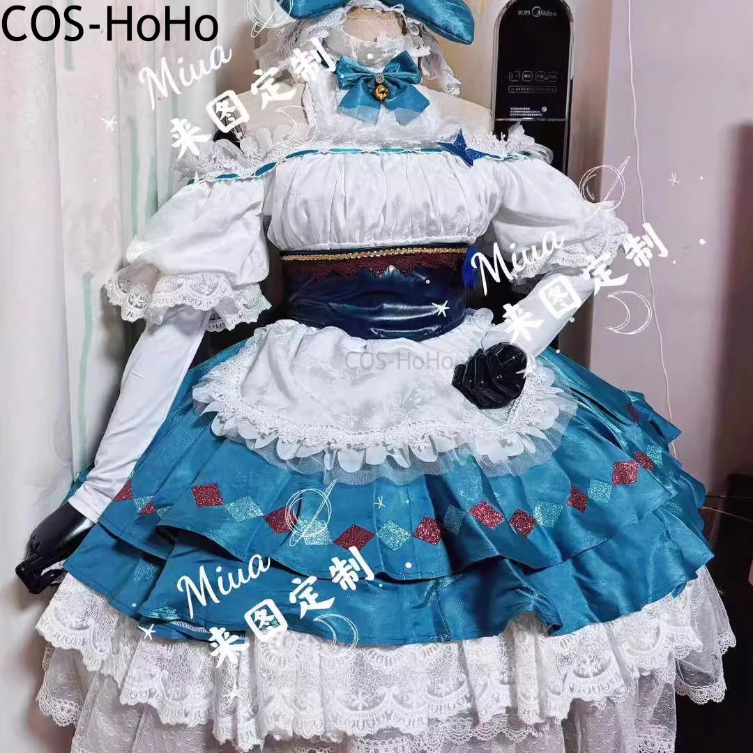 

COS-HoHo [Customized] Arknights Eyjafjalla A Picnic Before A Long Trip Gorgeous Dress Cosplay Costume Halloween Party Outfit
