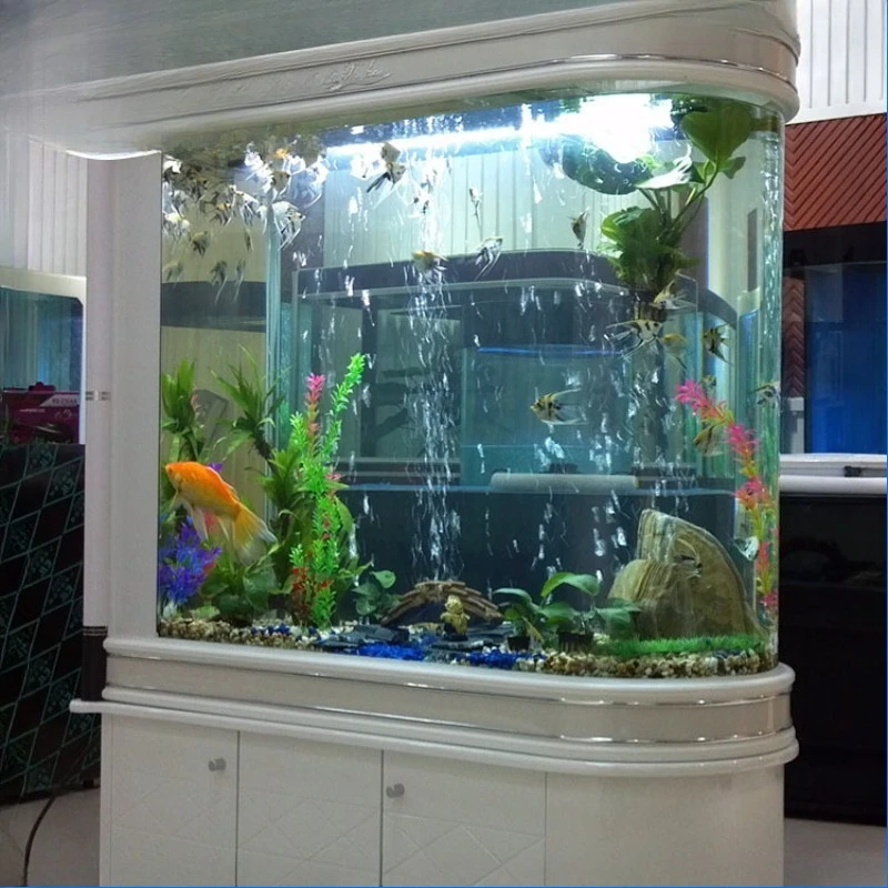 

Ecological fish tank aquarium, medium-sized ultra-white glass bottom filter