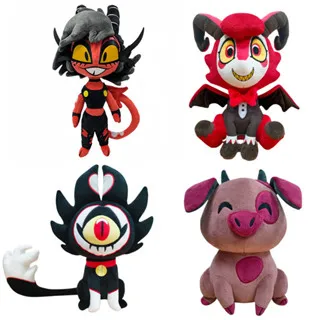 

Hazbin Hotel Аниме Окружающая кукла-кошка Фестивальный подарок Милая плюшевая игрушка