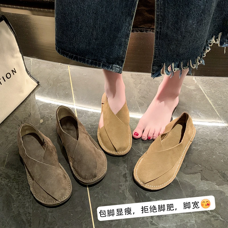 Women Shoes Sandals Flat Low Heel Sneaker Casual Gladiator Barefoot Loafers Slip-on Summer Spring Comfortable on Promotion