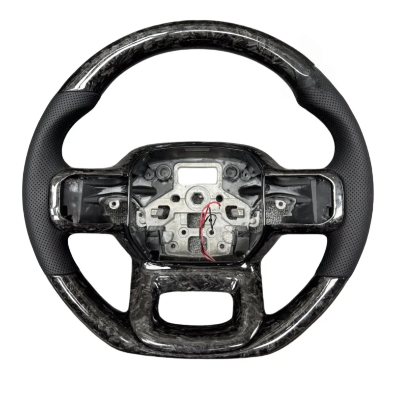 

Suitable for the Third Generation New Raptor F150 F180 Snowflake Forged Crushed Carbon Fiber Steering Wheel