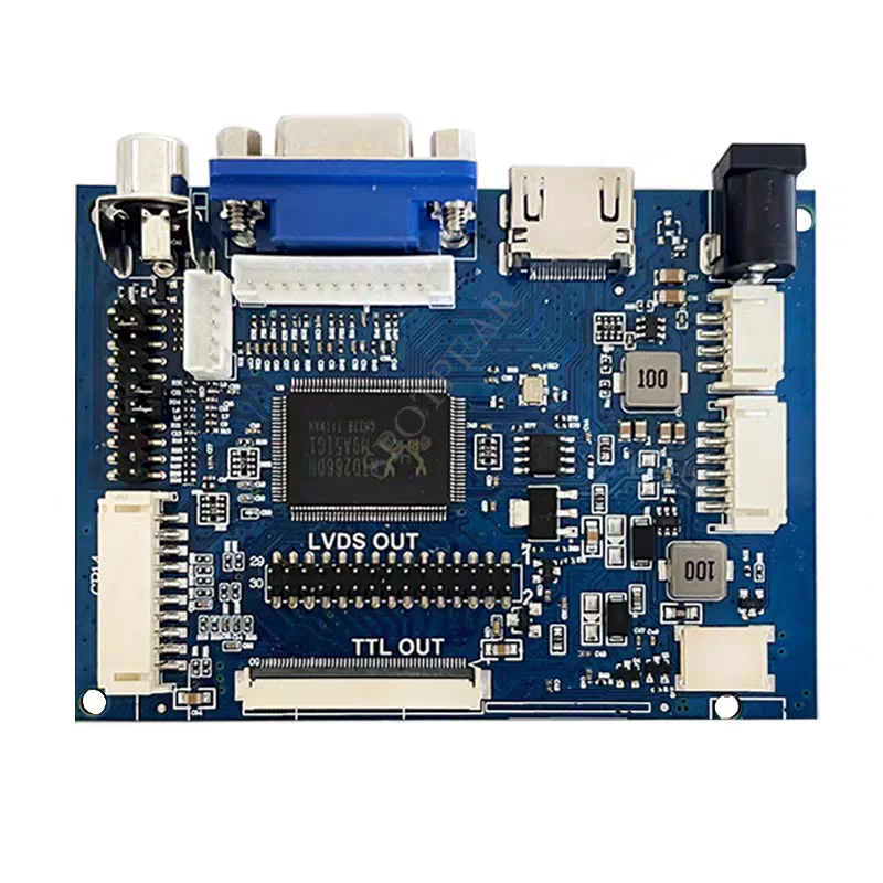 PCB800099 LCD Screen Car GPS Raspberry Pi Display LCD Driver Board HDMI VGA AV to TTL RGB LVDS