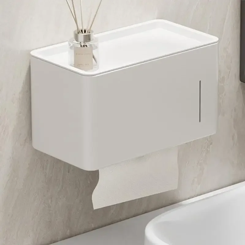 No-Drilling Installation Required room Paper Dispenser Moisture-Proof Corrosion-Resistant Wall-Mounted Toilet Paper Holder