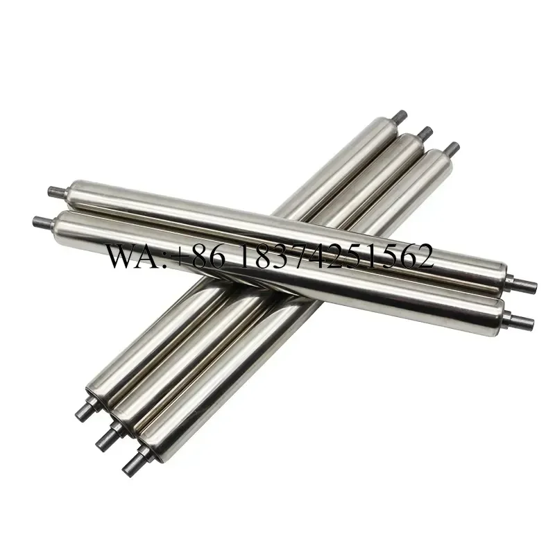 Wmwmnu Stainless Steel Spring Loaded Gravity Conveyor Roller Dia 25 32 38 50 60mm Length 100 200 300 400 500 600mm for Roller