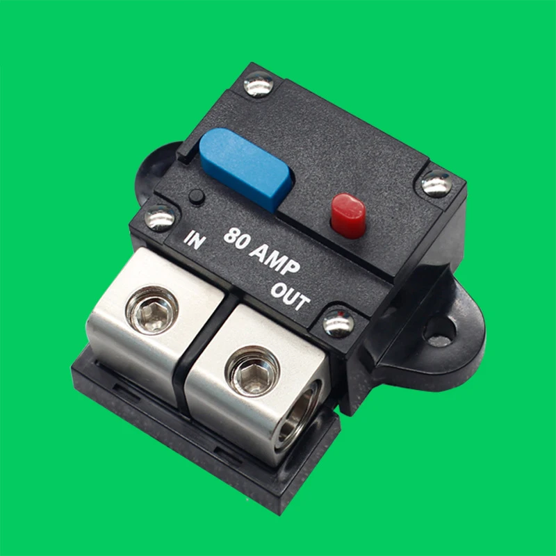 50A/100A Car Audio Circuit Breaker Rv Yacht Circuit Breaker Self-Recovery Overload Protector High Quality Switch