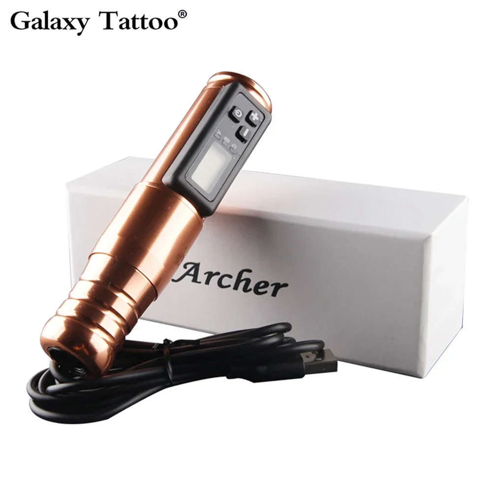 Hot New Archer Wireless Tattoo Machine Pen Professional Wireless PMU Tattoo Pen Customized Coreless Motor 1500 mAh 10000Rpm