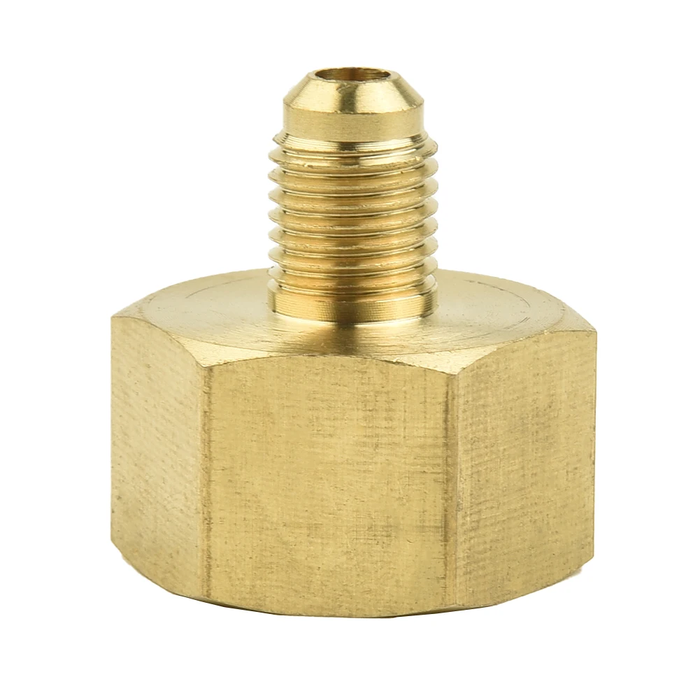 Car Conditioner Adapter Bottle Adapter For R134A 5/8" To 1/4'' SAE Brass Car Adapter Accessories Right-hand Thread