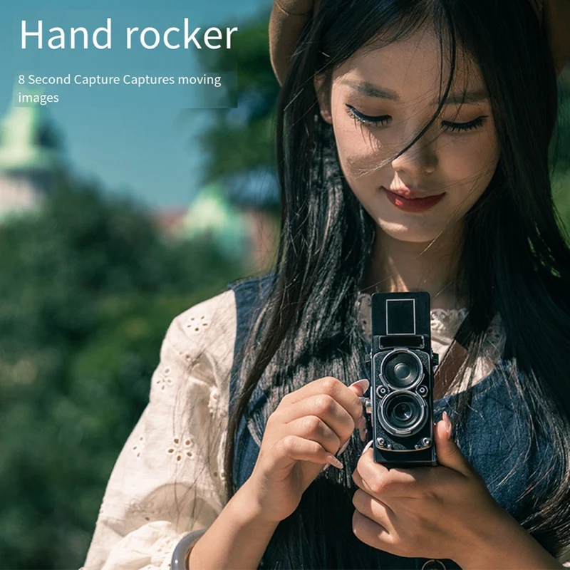 كاميرا CCD مزدوجة منعكس 1080P فيديو للصور كاميرا غير احترافية هدية عيد ميلاد للأطفال