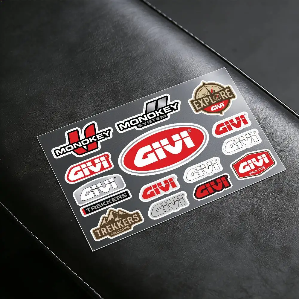 For GIVI Reflective Motorcycle Stickers, 3M Safety Warning At Night In The Dark Scooter Helmets