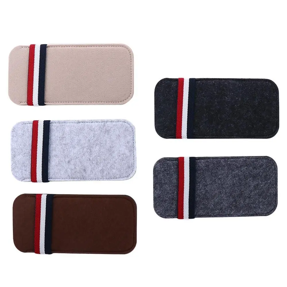 6 ألوان لينة الحاويات النظارات المحمولة ورأى القماش نظارات صندوق النظارات الشمسية حقيبة نظارات أكياس تخزين النظارات