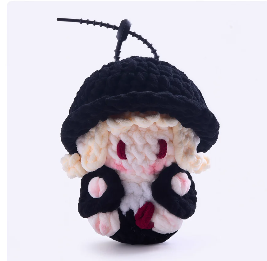 Celebrity merchandise: gummy candies, handmade crocheted dolls, keychains, and concert support materials/merchandise.