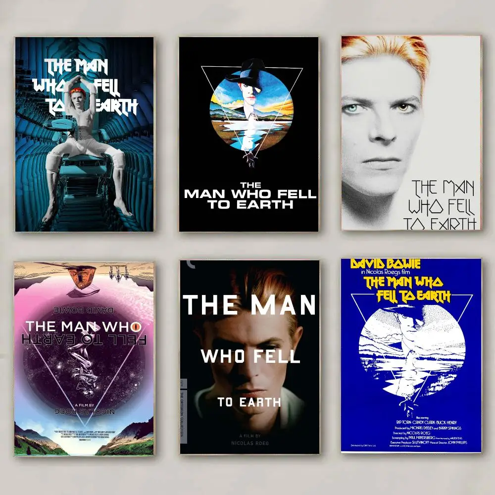 classic movie T-The Man Who Fell to Earth-H Poster Modern Wall Decal for Living Room Cafe Office Bar and Bedroom