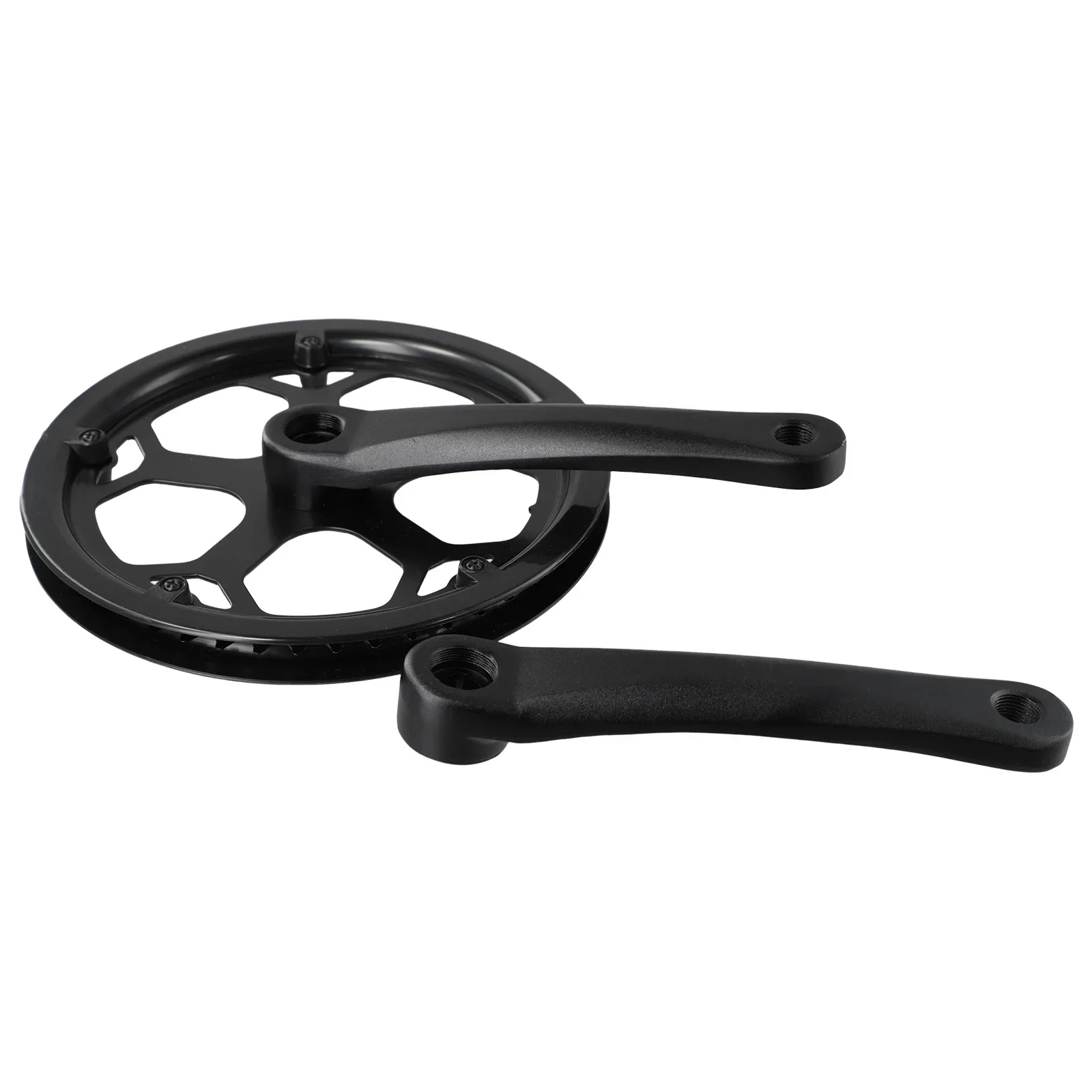 Practical Bike Crankset 170MM 48 Black Easy To Install High-quality For Square Hole Good Compatibility MTBbikes