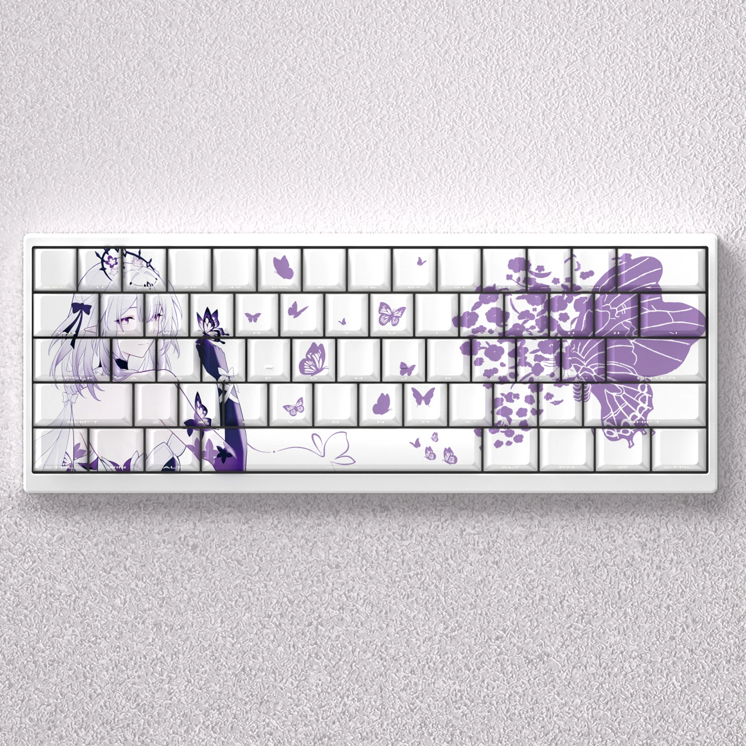 Butterfly keycap two-dimensional original height five-sided sublimation PBT adapter 6065687587 keyboard