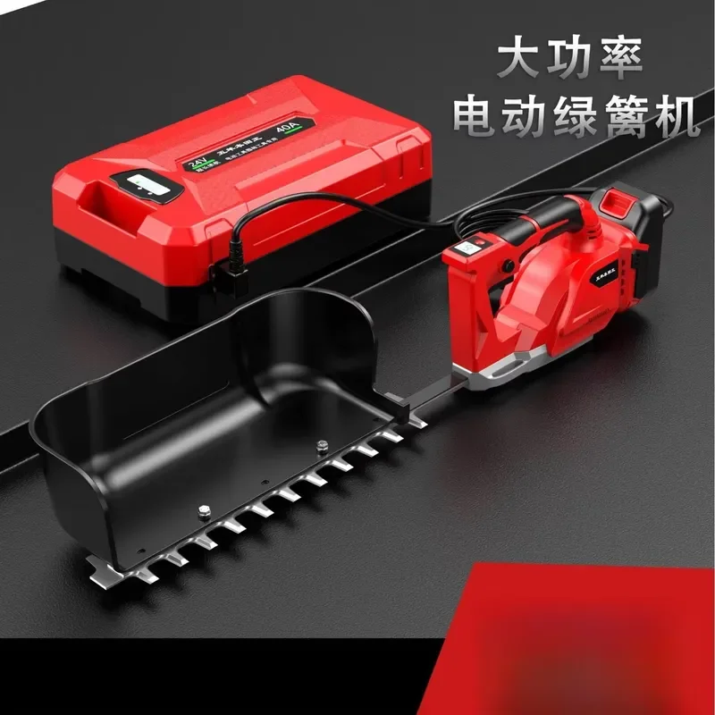 Cordless Electric Hedge Trimmer with Lithium Battery Fast Charging Multi Angle Adjustable Blade for Home Garden