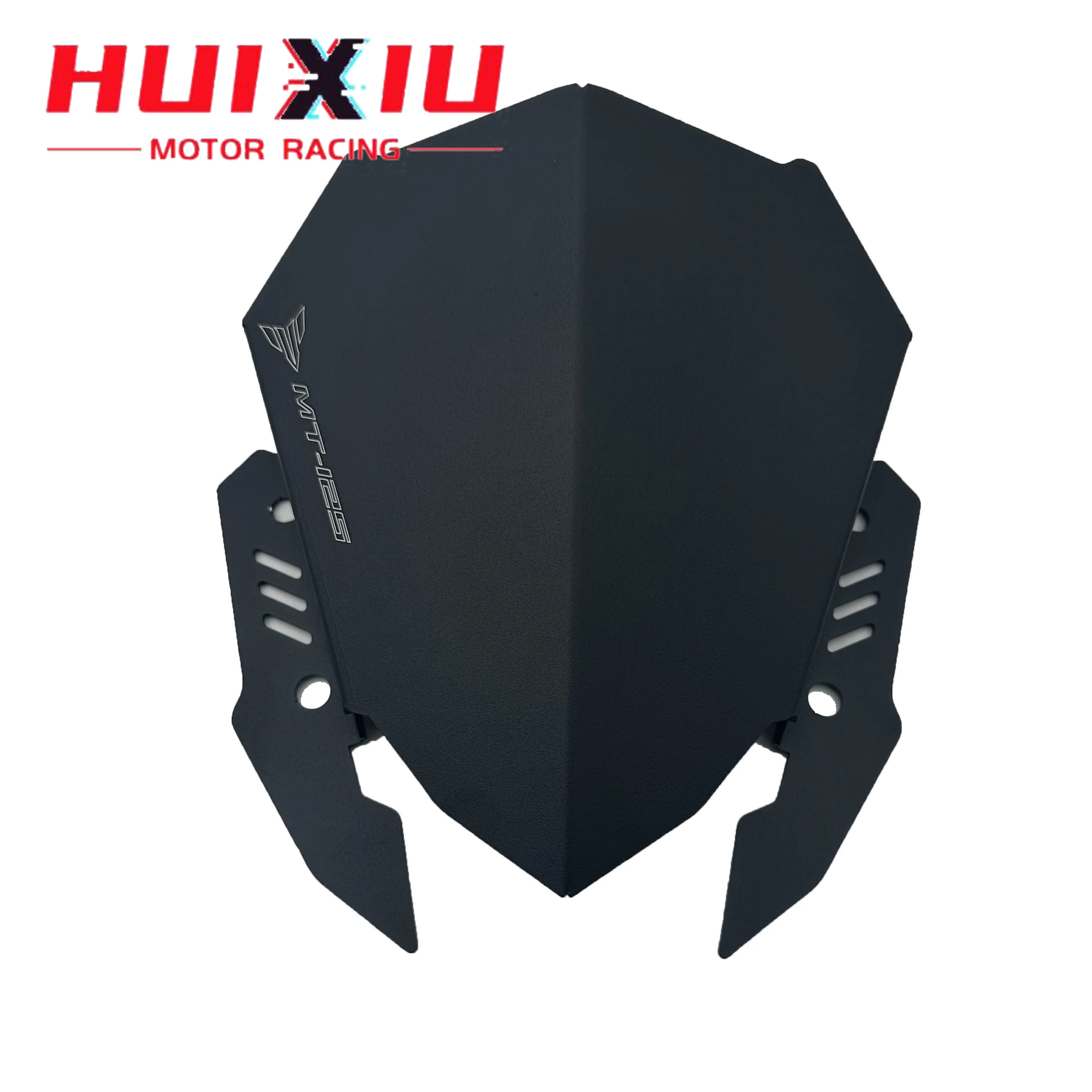 Motorcycle Aluminium Alloy Windshield Visor Windscreen Fits For YAMAHA  2018-2022 2019 2020 2021 2022 2023  2024 MT125 MT-125