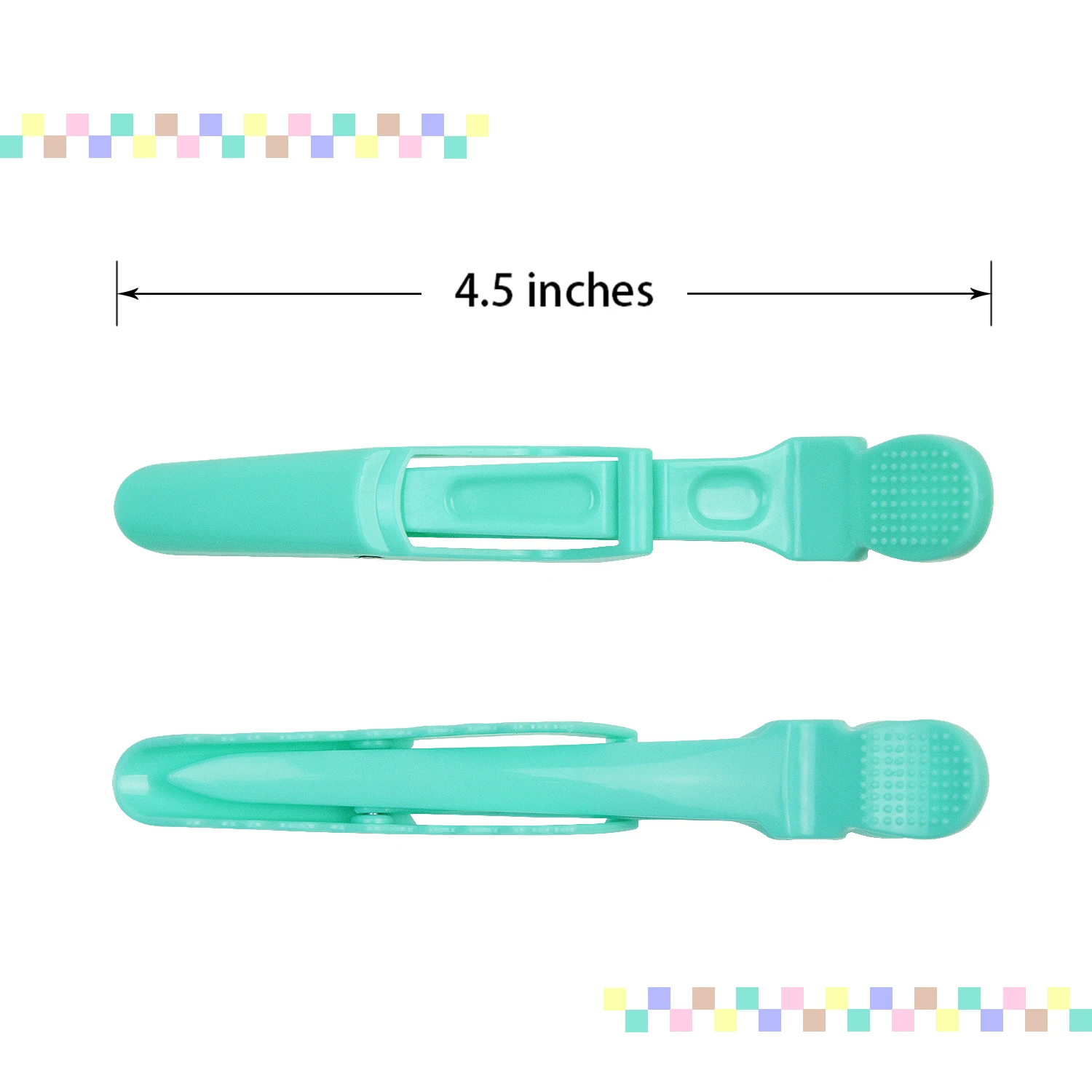 6 Pcs Alligator Hair Clips Color Hairdressing Styling Clip Clamps Nonslip Hairpins for Hair Sectioning Makeup Hairstyling Tools view 3
