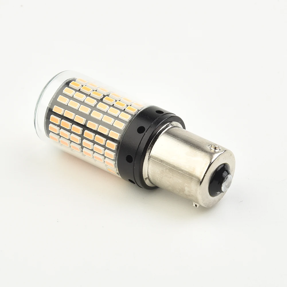 1pcs BAU15S 7507 Turn Signal Light PY21W 5009 Canbus No Error Led Bulb Amber Blinker 18W 12V-24V Front/Rear Turn Signal