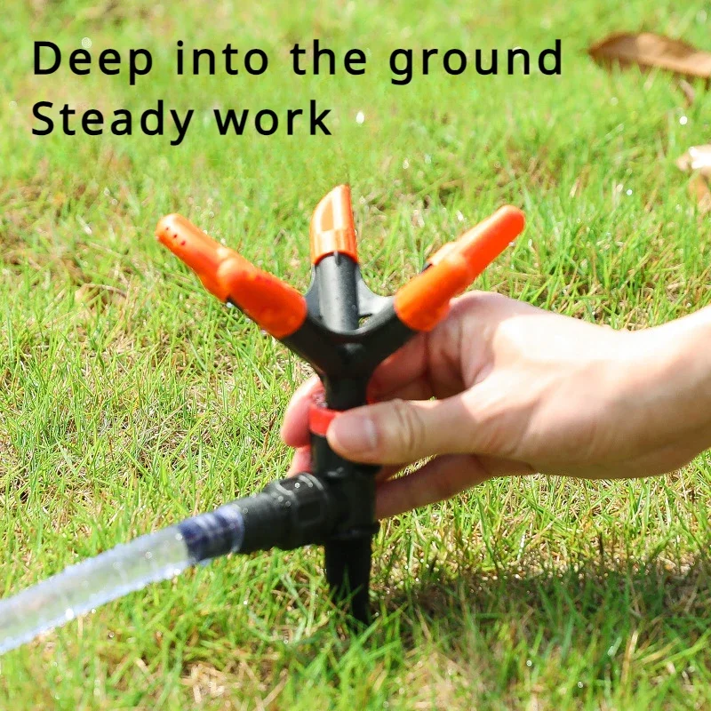 

1 шт., вращающийся на 360 градусов спринклер, автоматический спринклер, спринклер для полива цветов, полива водопроводной трубы, садовый газон