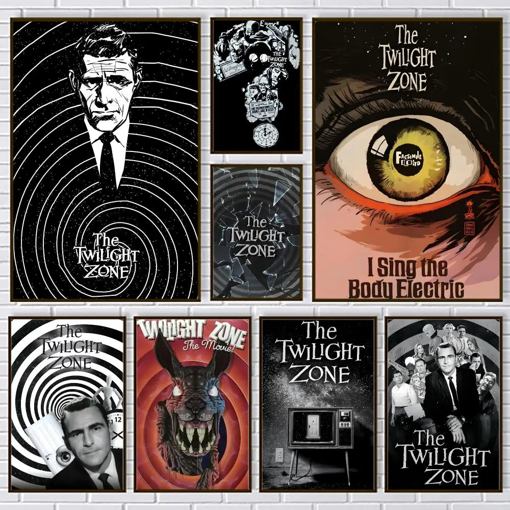 TV Series T-The Twilight Zone Poster PP Paper Decorative Wall Art for Living RoomsBedrooms Bars Cafes Stylish Home Decor Gift