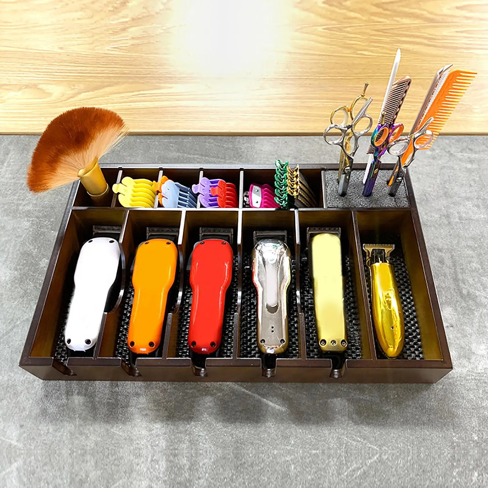 

Hair Tool Holder Organizer Hair Desktop Organizer for Hairdresser Barber